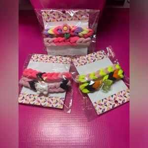 6pc Handmade Stretch Charm Hair Accessories